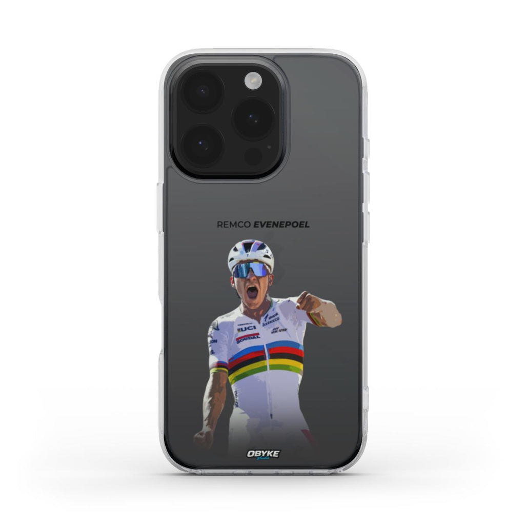 Coque transparente - Remco Evenepoel World Champ