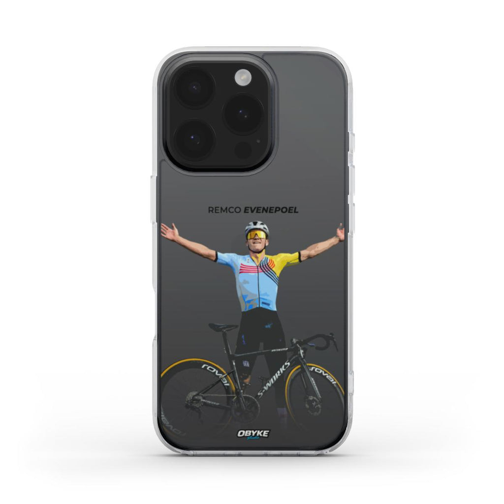 Coque transparente - Remco Evenepoel champion olympique