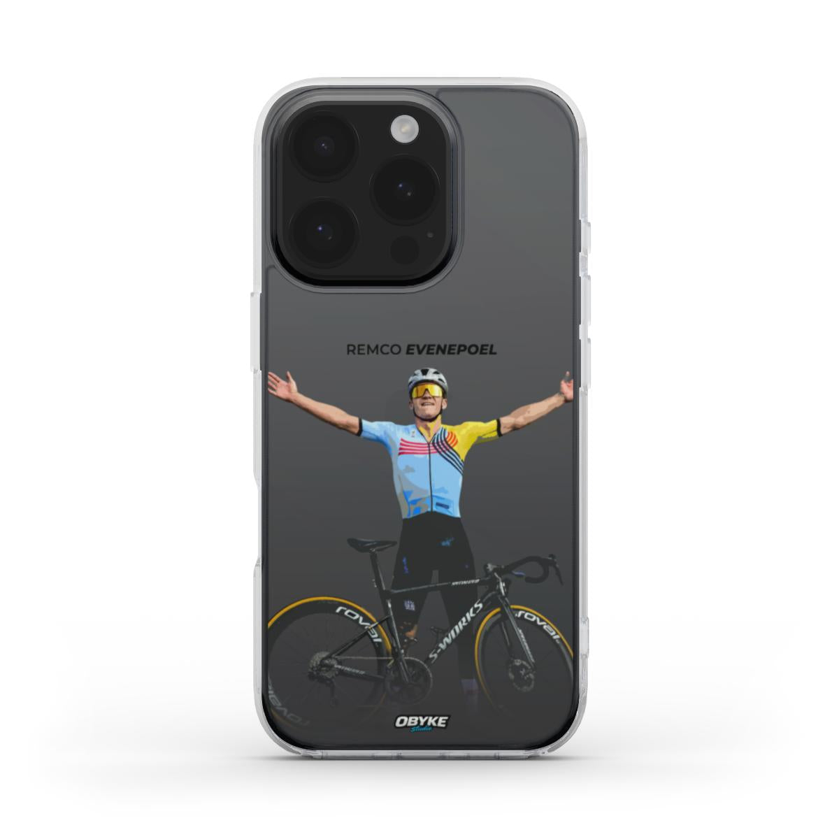 Coque transparente - Remco Evenepoel champion olympique