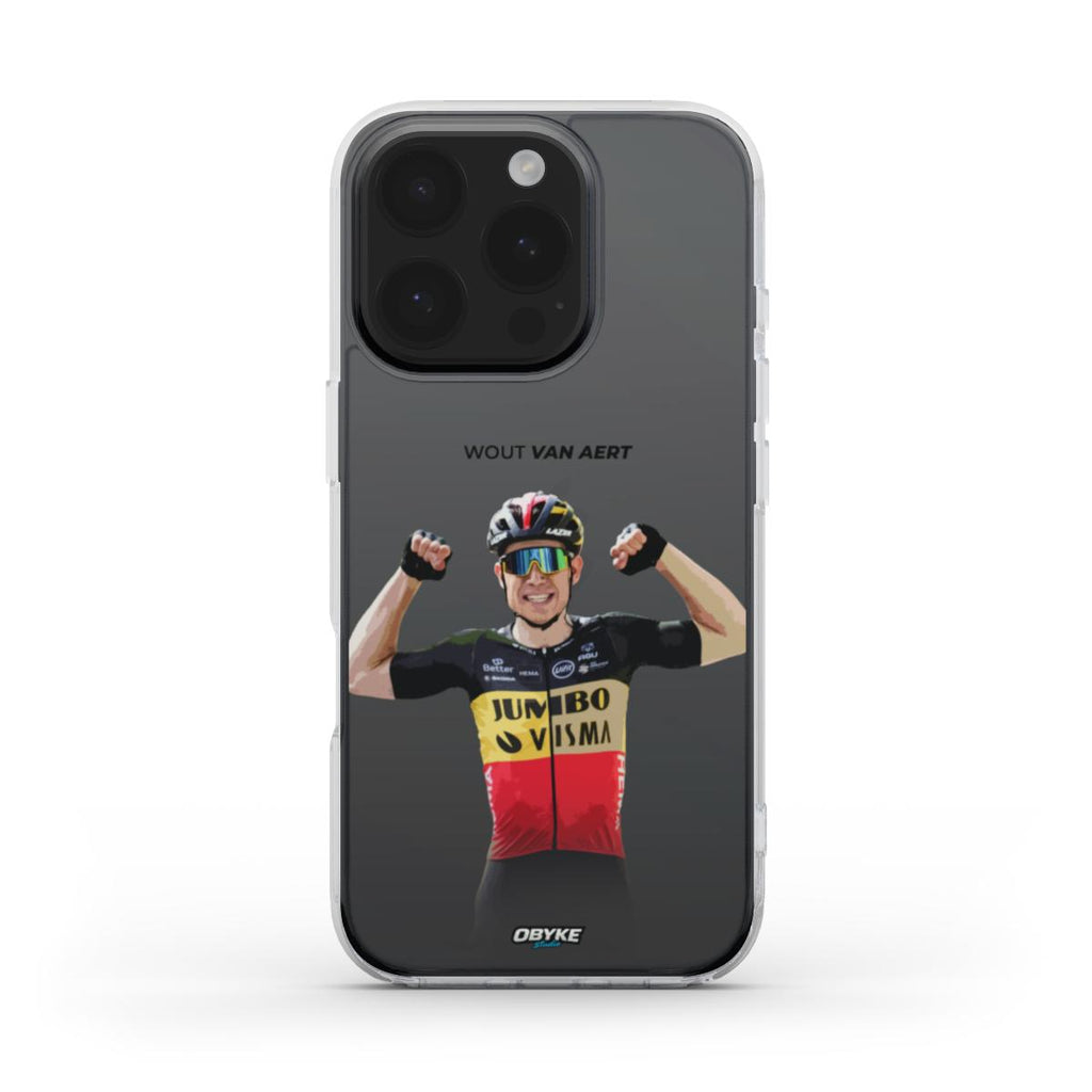 Coque transparente - Wout Van Aert champion de Belgique