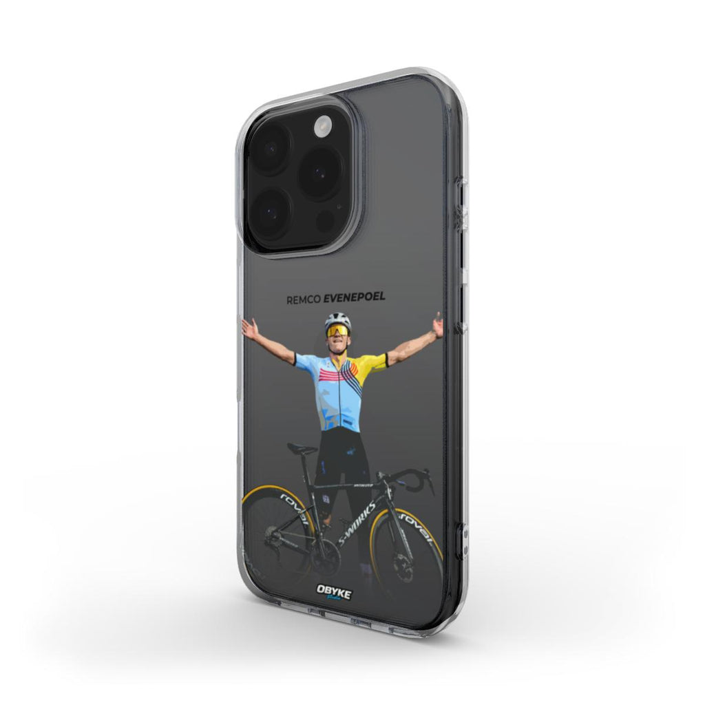 Coque transparente - Remco Evenepoel champion olympique