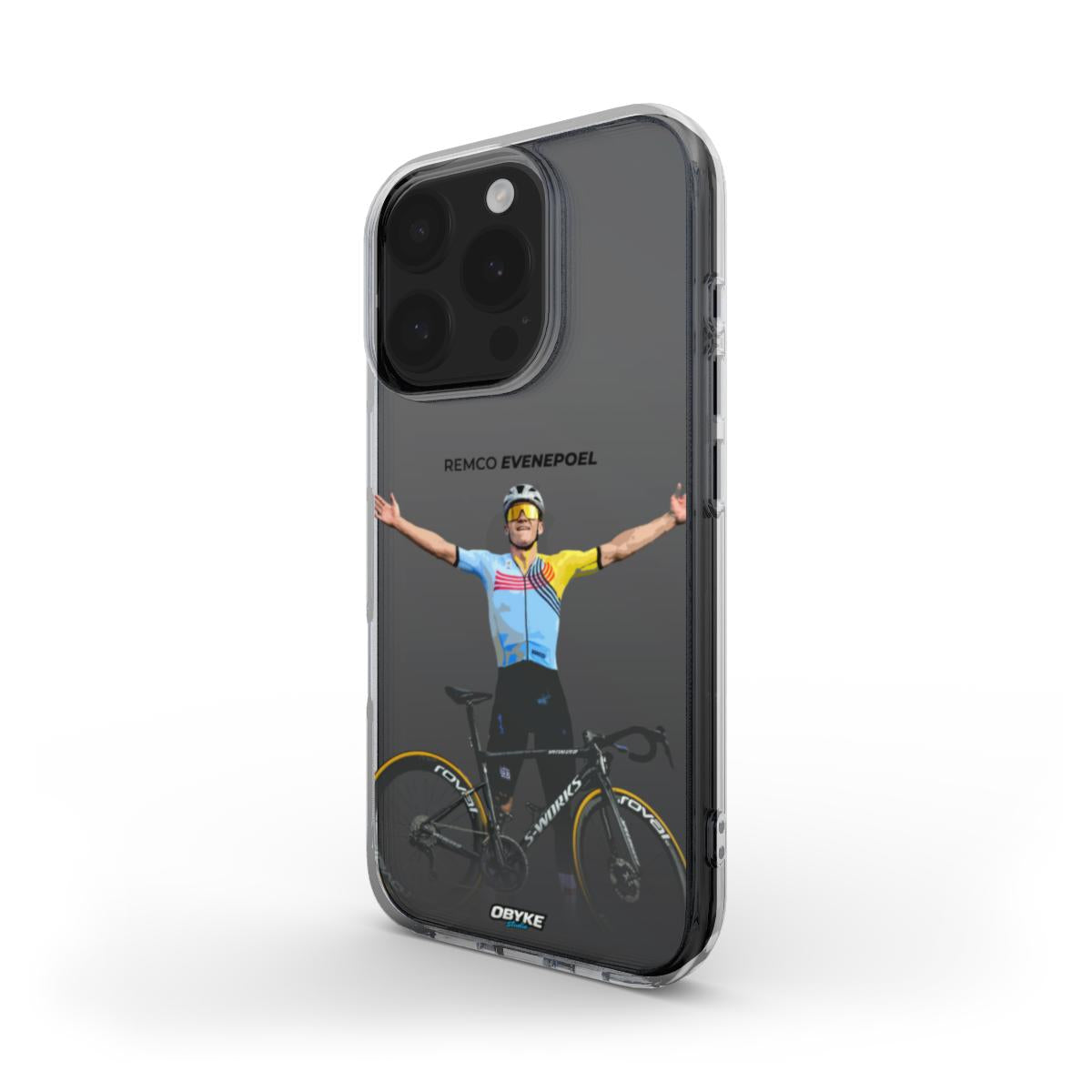 Coque transparente - Remco Evenepoel champion olympique