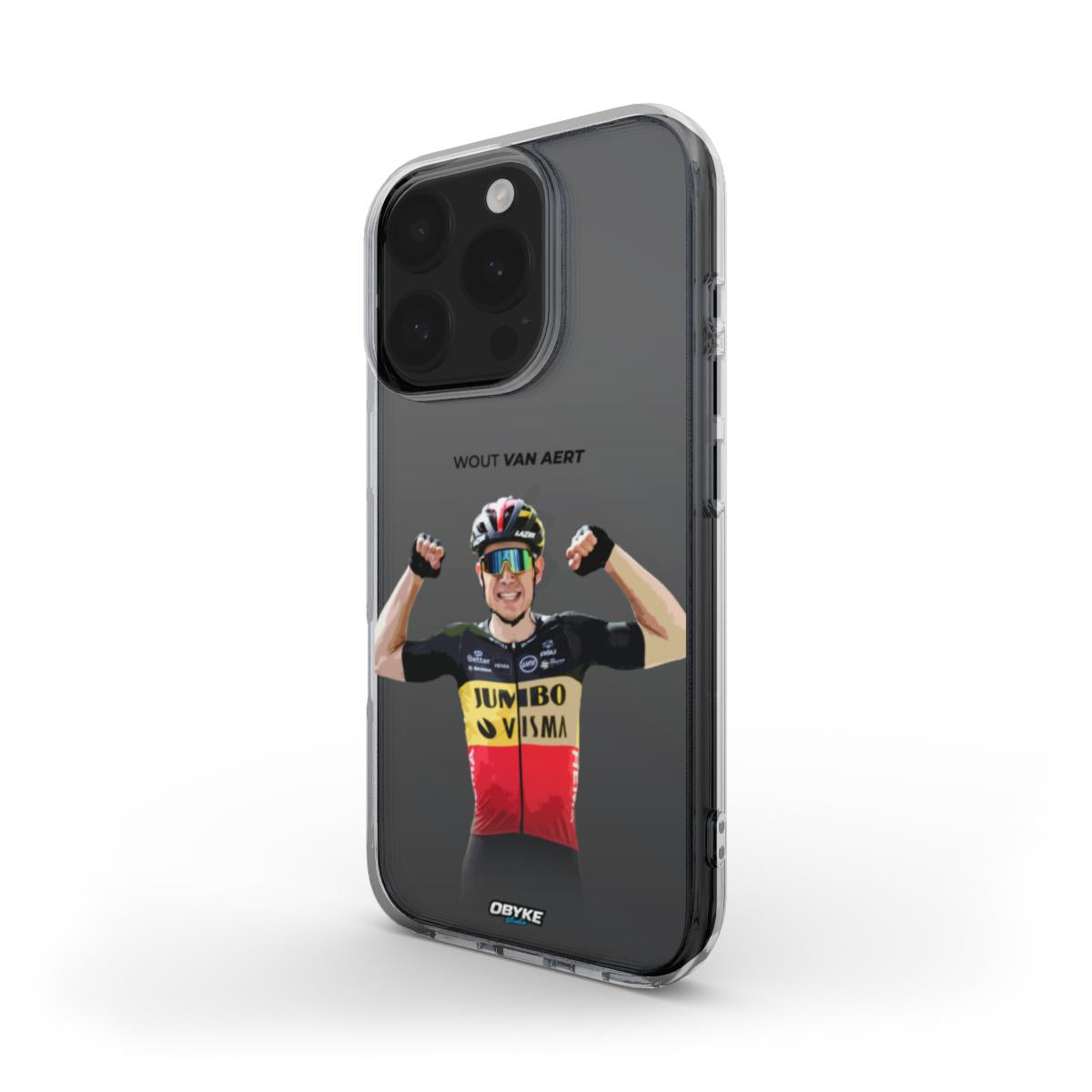 Coque transparente - Wout Van Aert champion de Belgique
