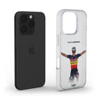 Coque transparente - Remco Evenepoel champion de belgique