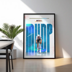 Poster Encadré - Mathieu Van Der Poel ( Édition Arc-En-Ciel🌈 )