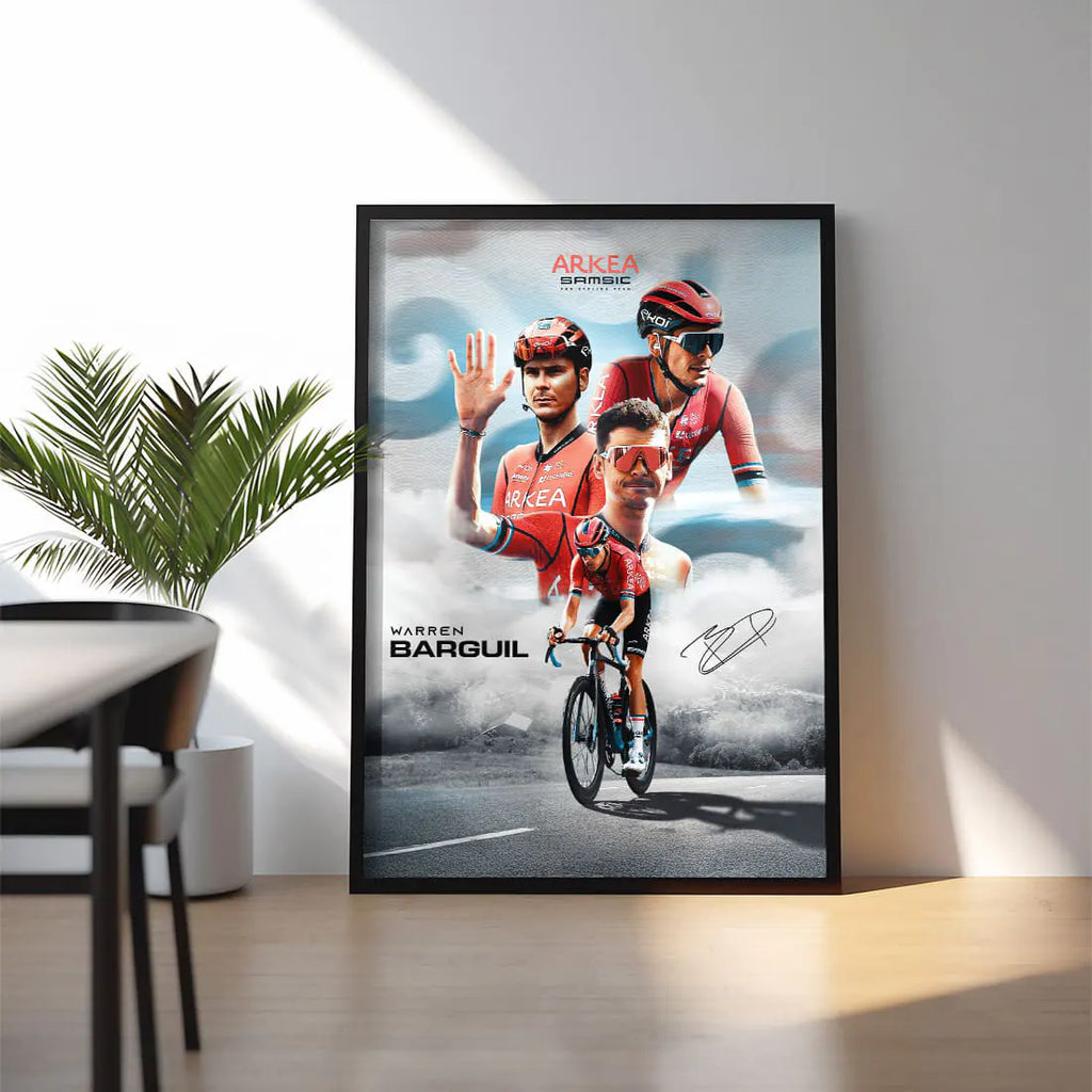 Poster Encadré - Warren Barguil
