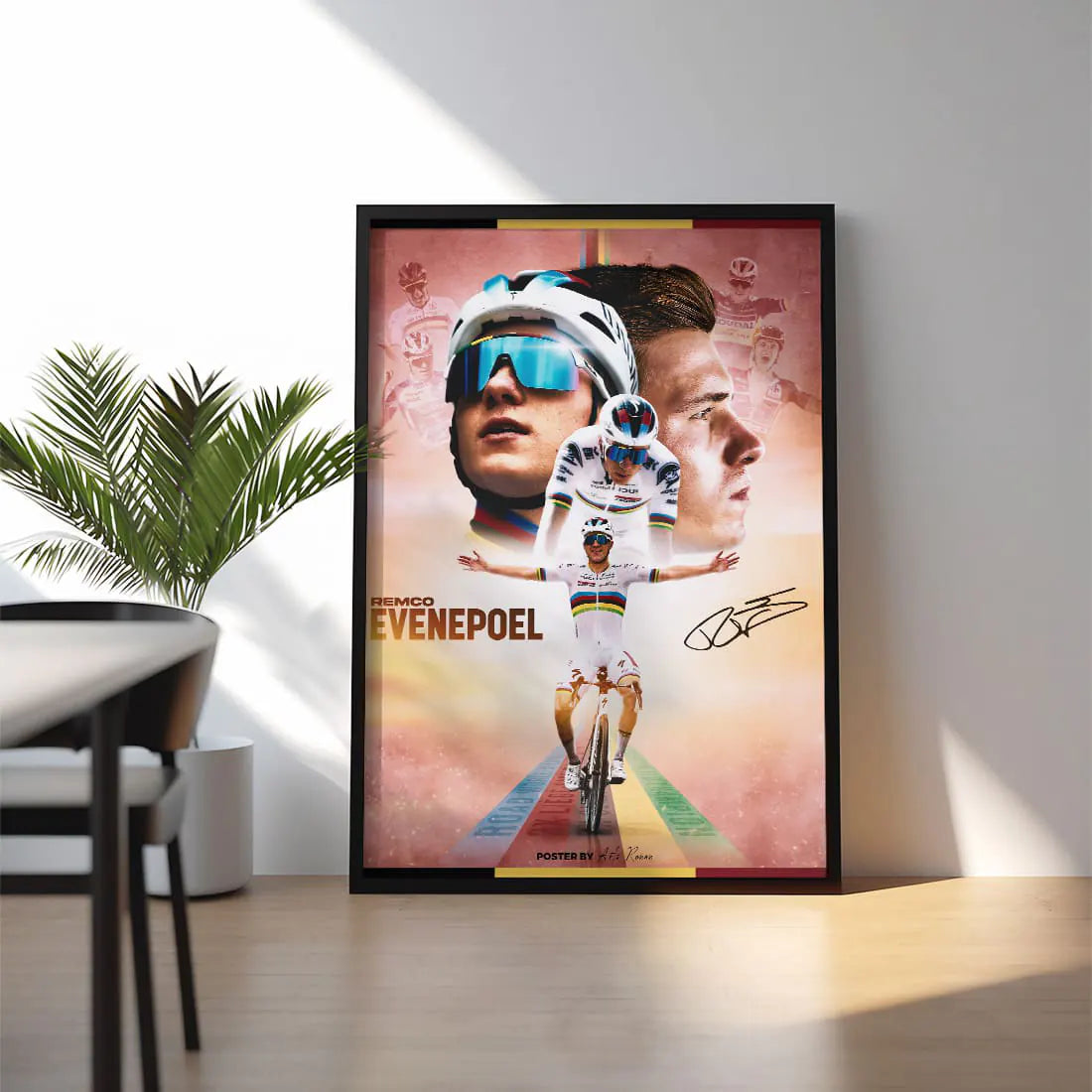 Poster Encadré - Remco Evenepoel