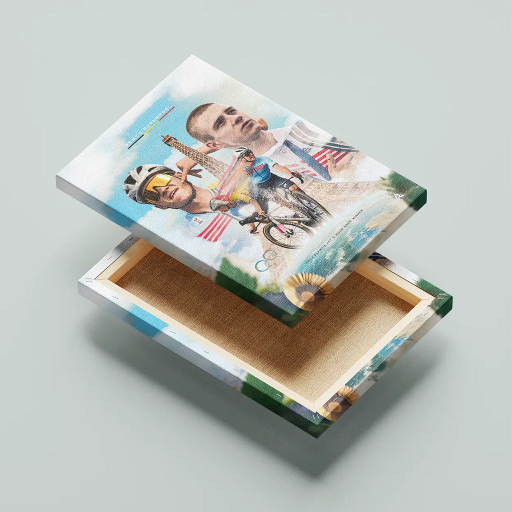 Toile - Remco Evenepoel Champion Olympique 2024