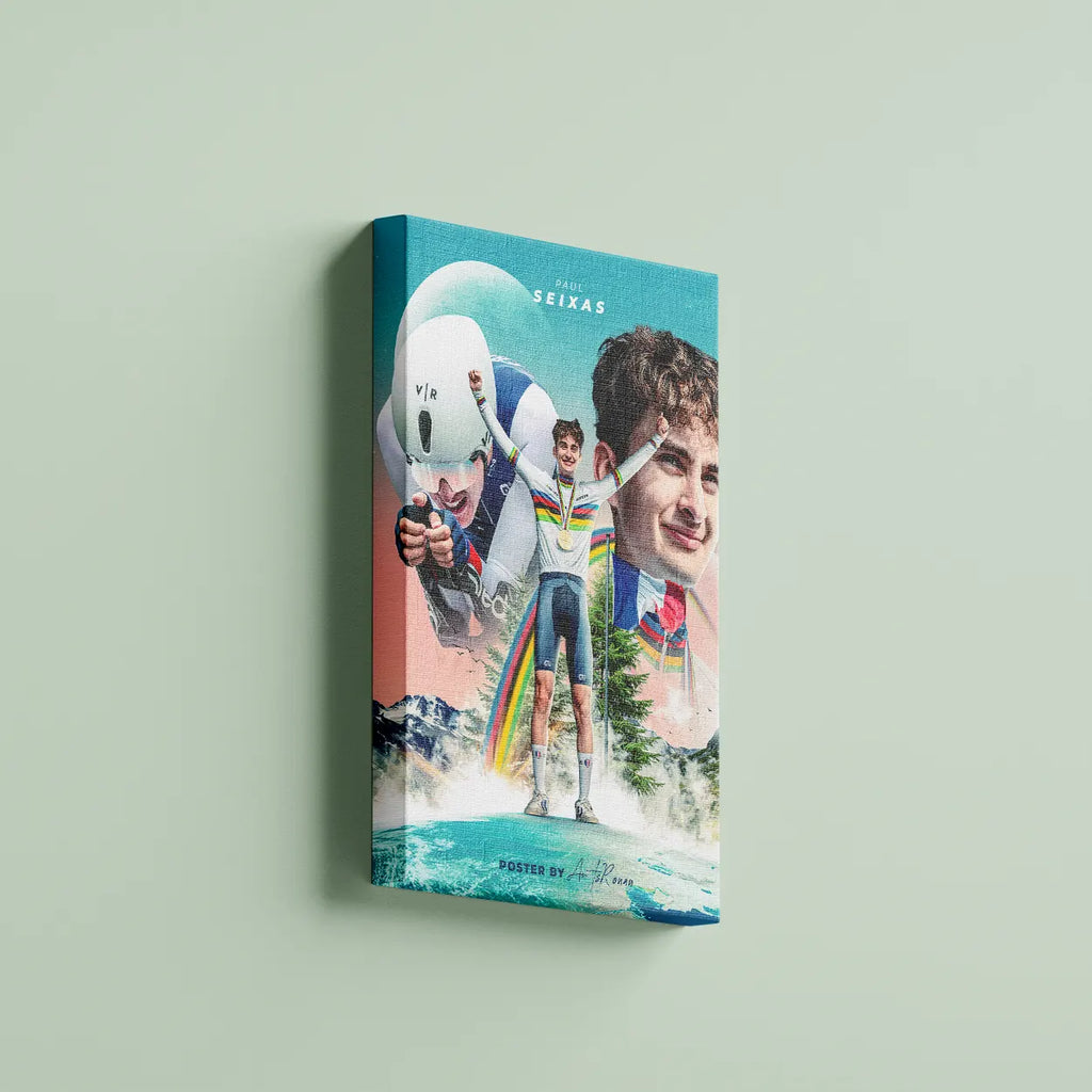 Toile - Paul Seixas (Champion du Monde CLM Junior)