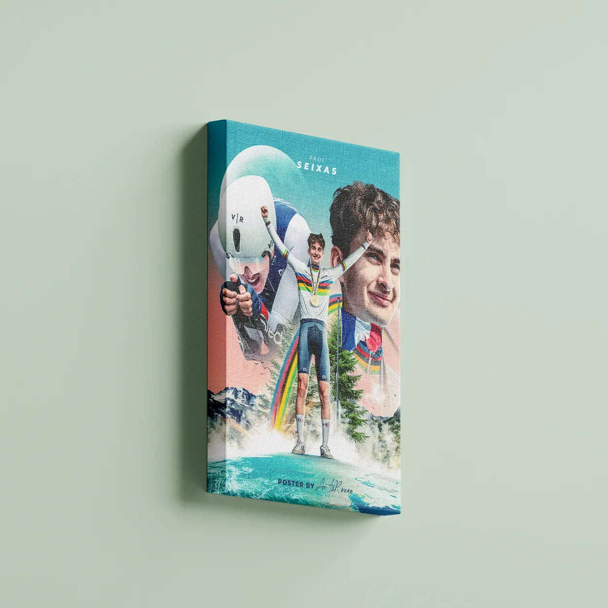 Toile - Paul Seixas (Champion du Monde CLM Junior)