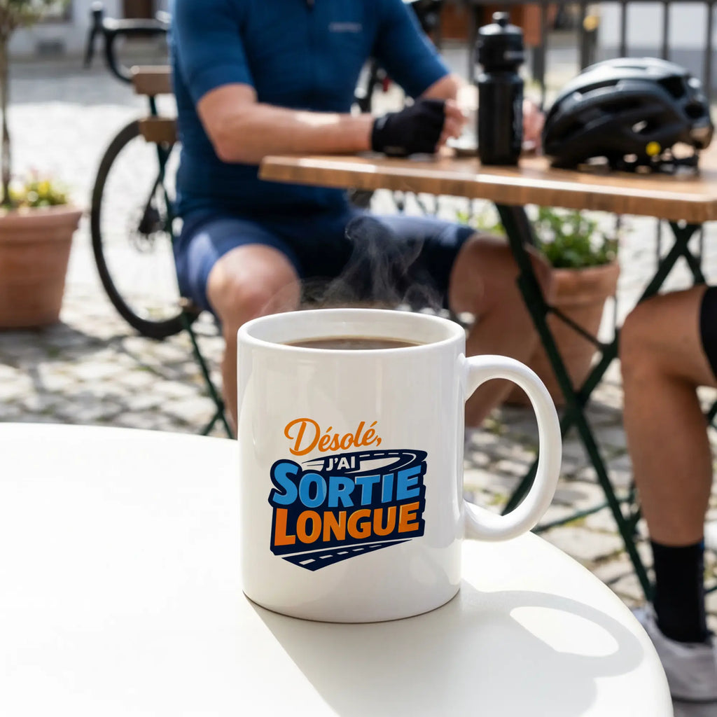 Mug "Désolé, j'ai sortie longue"