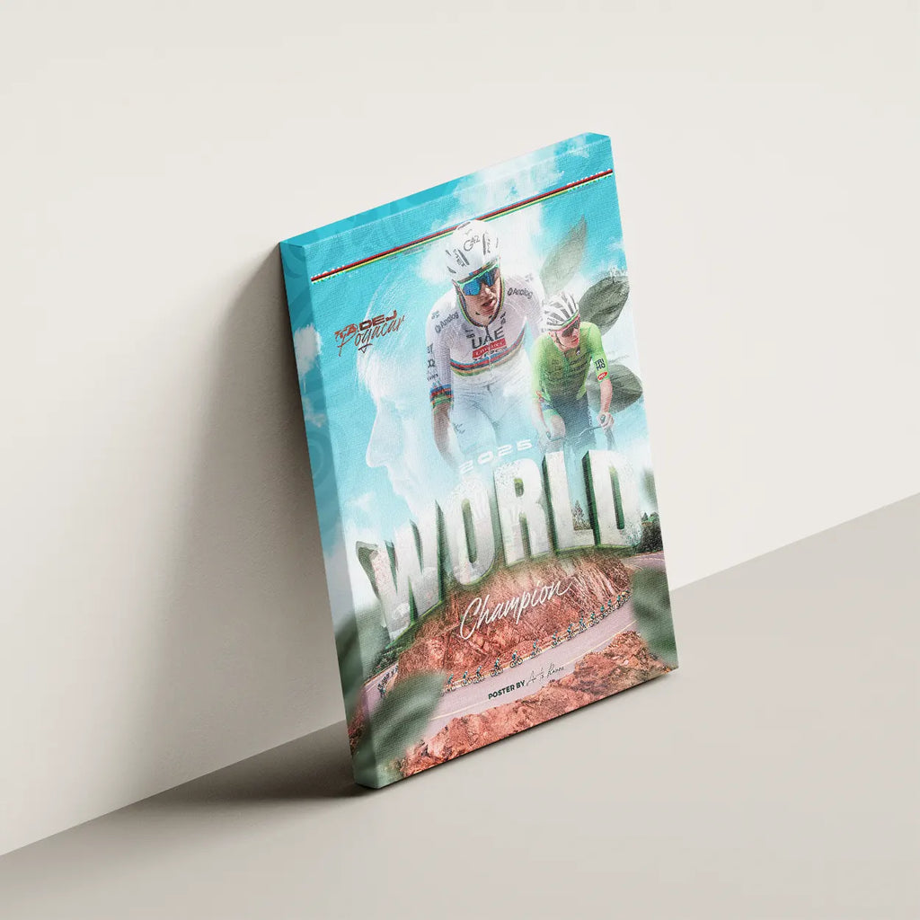 Toile - Tadej Pogacar World Champion 2025