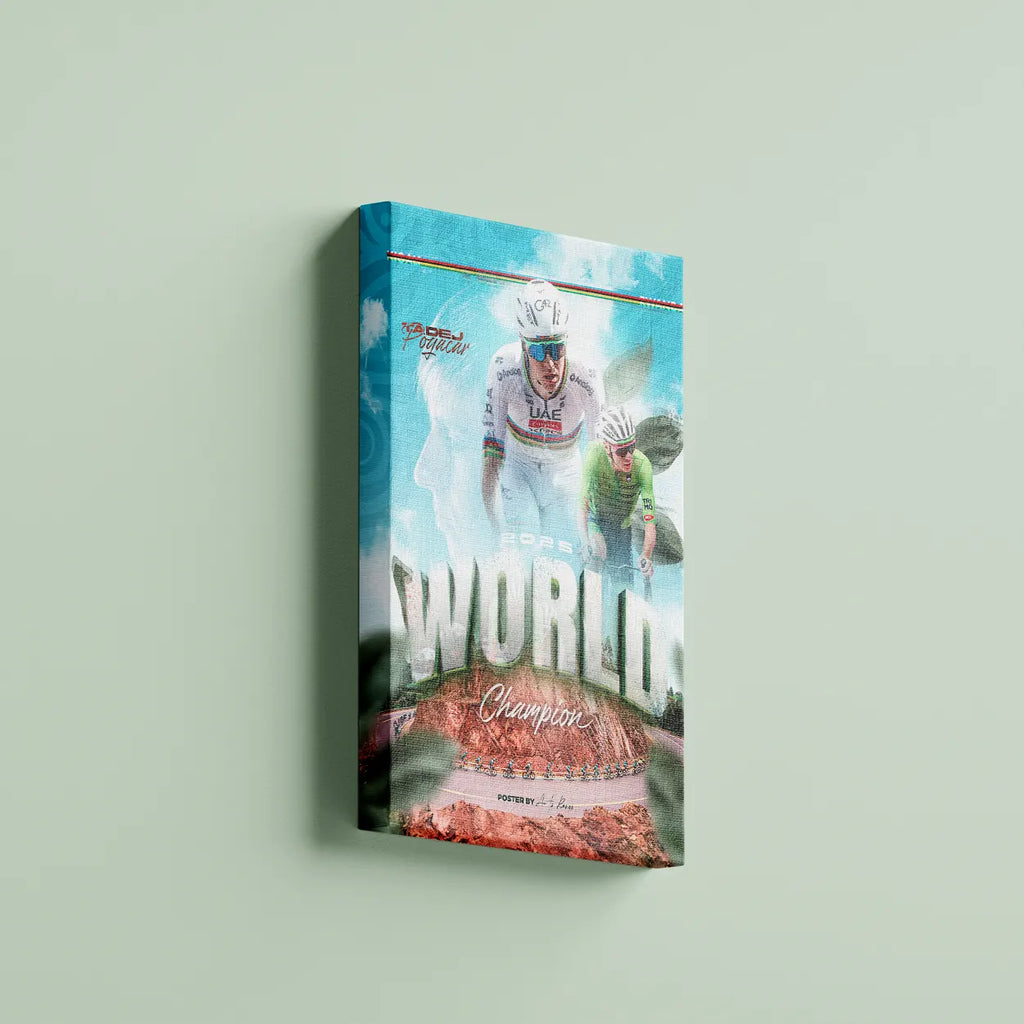 Toile - Tadej Pogacar World Champion 2025