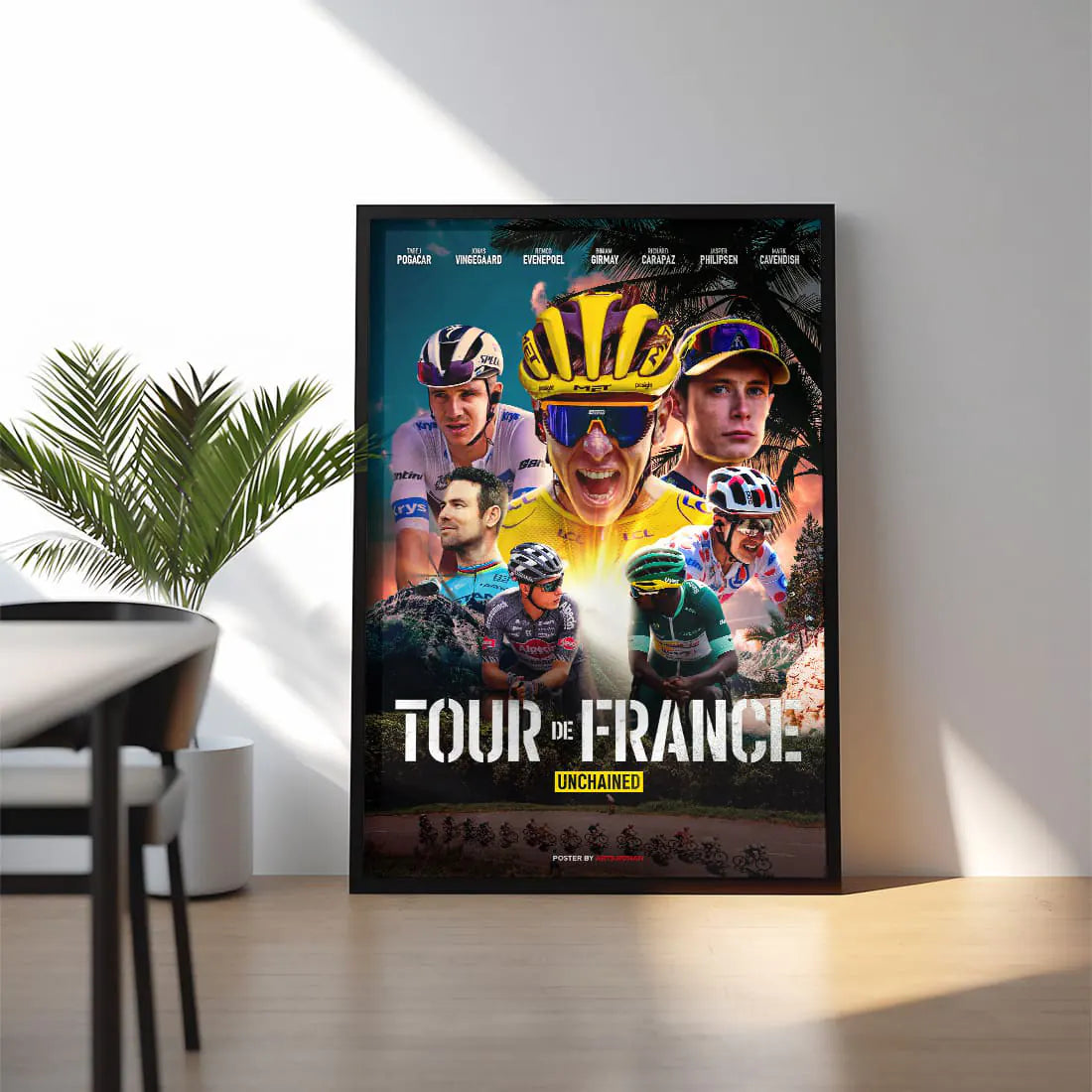 Poster Encadré - Série Netflix Tour de France 2024