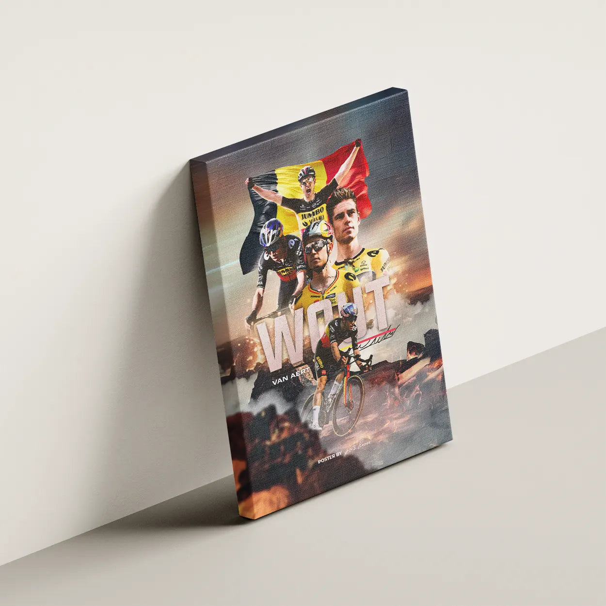 Toile - Wout van Aert (Édition champion de Belgique)